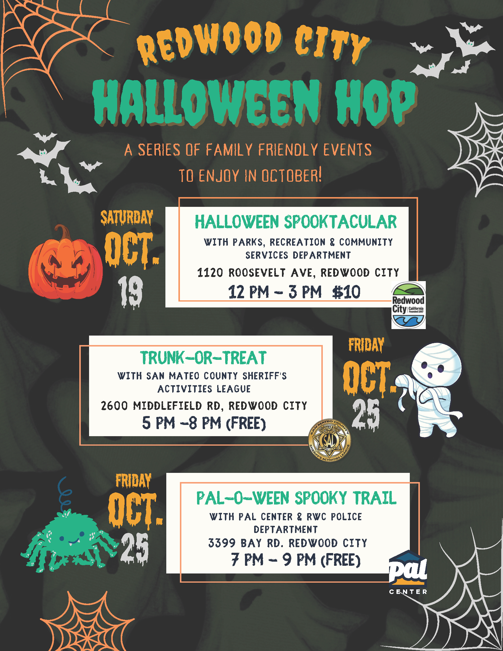2024 halloween hop flyer