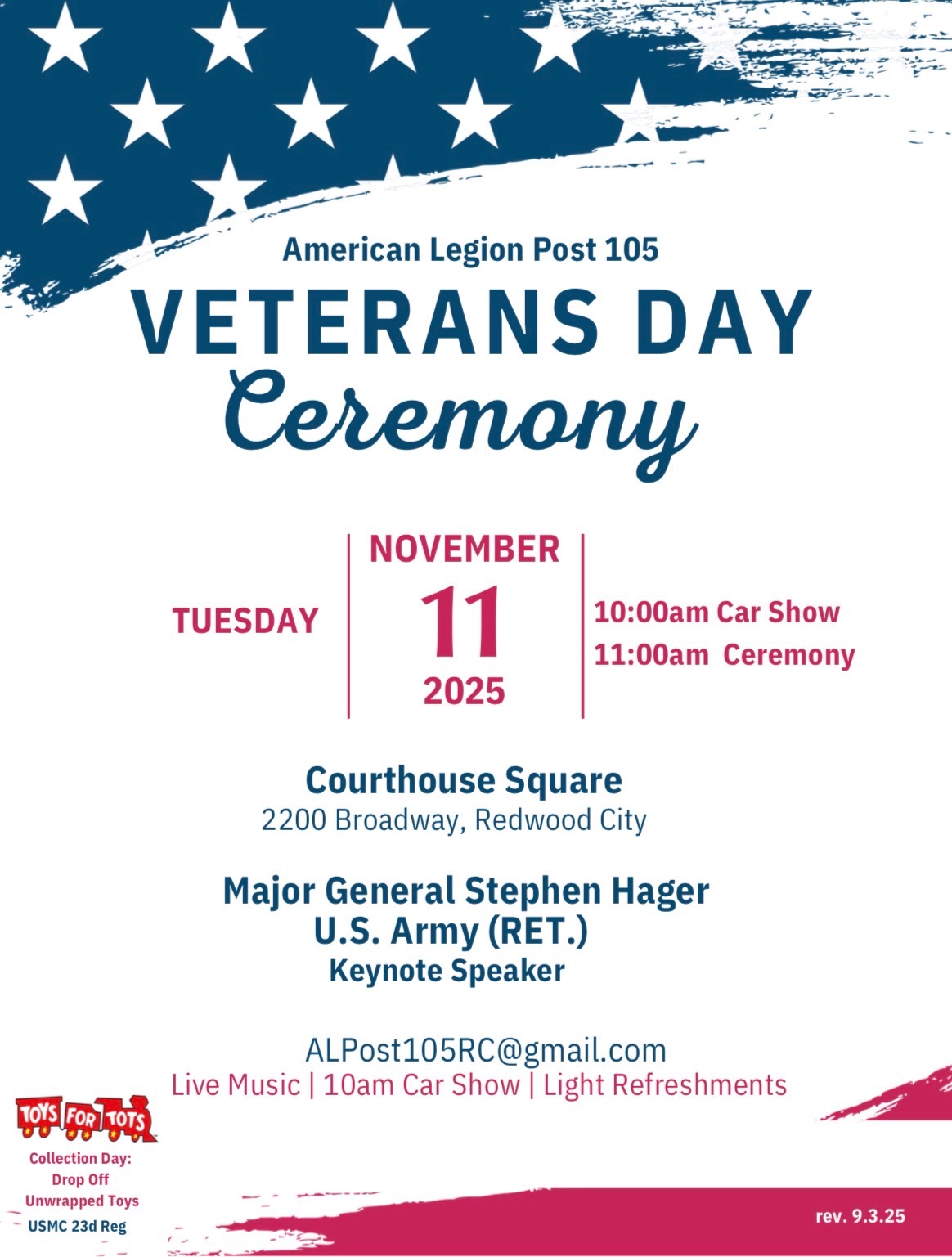 Veterans Day Event Poster